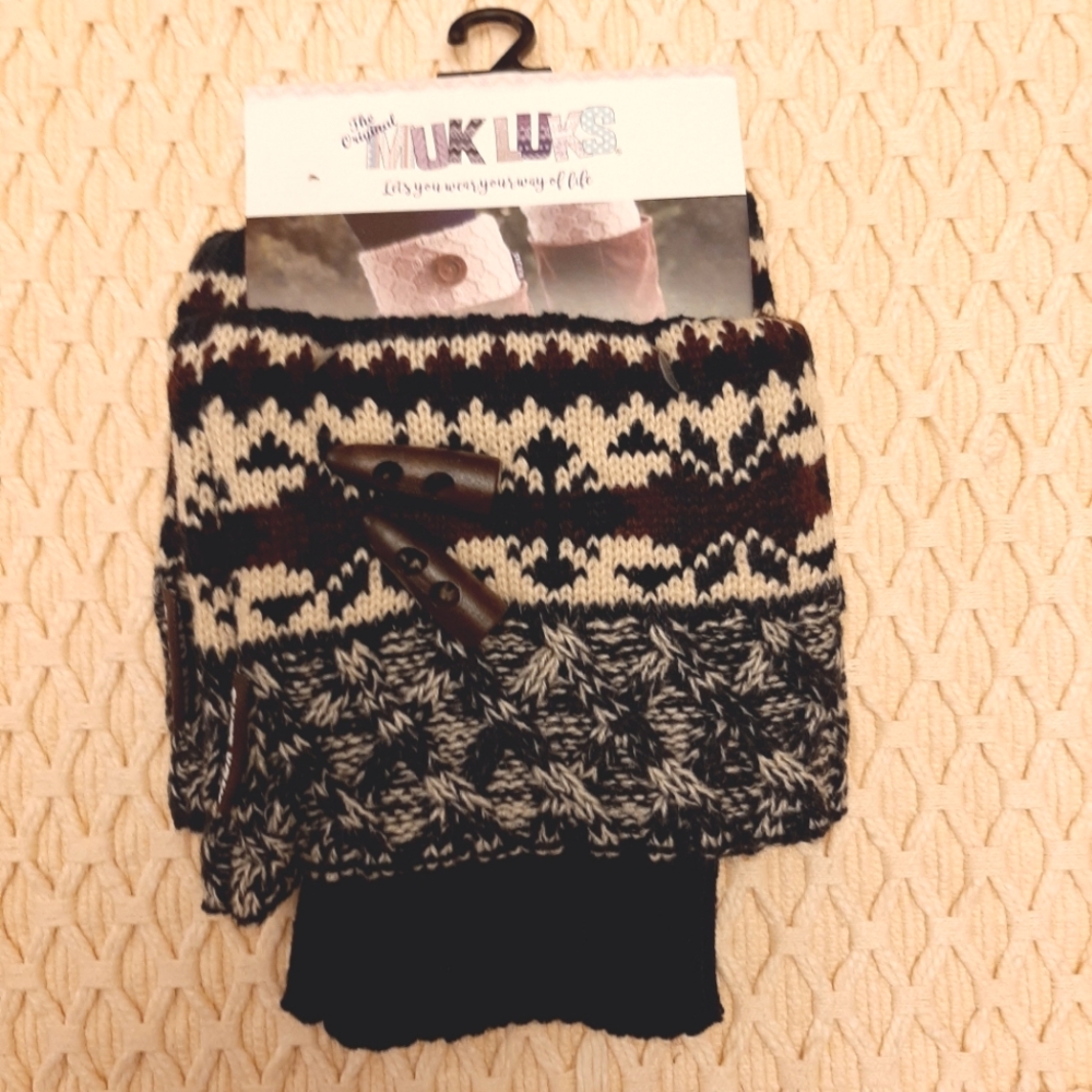 Muk Luks Boot Topper NWT